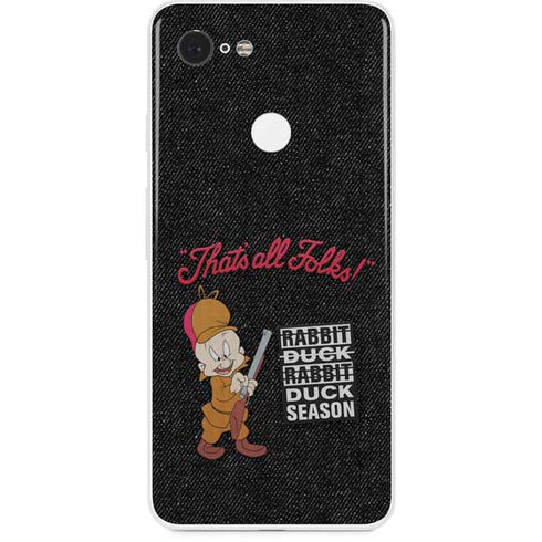 Looney Tunes Elmer Fudd Thats All Folks Google Pixel 3 Skin